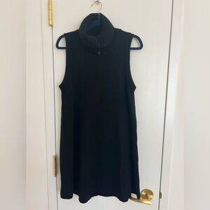 Me+Em Merino Cashmere Sleeveless Swing Dress + Snood